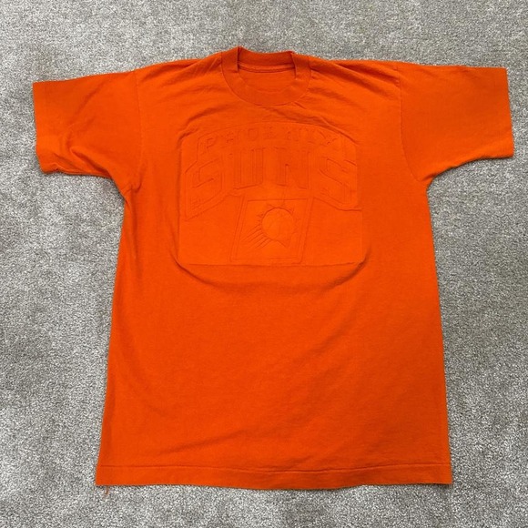 Other - Single Stitch Vintage Embossed Phoenix Suns T-Shirt Large | Mac Daddy Whole Deal